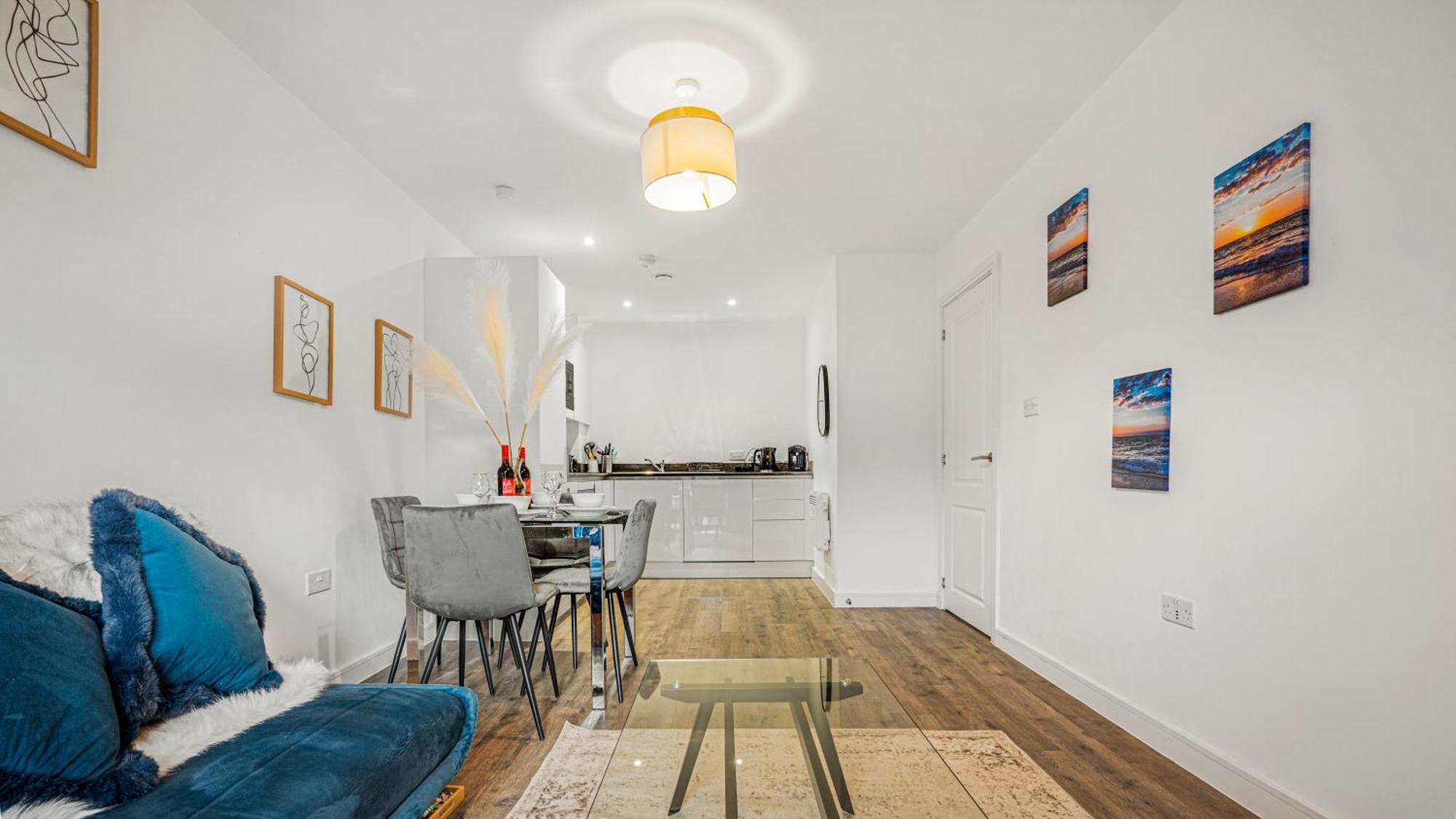 Apartmán Oceanic Bliss: 2 Bed 2 Bath + Free Park + Netflix Birmingham Exteriér fotografie