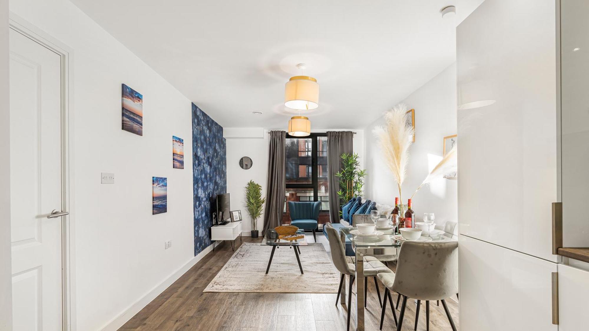 Apartmán Oceanic Bliss: 2 Bed 2 Bath + Free Park + Netflix Birmingham Exteriér fotografie